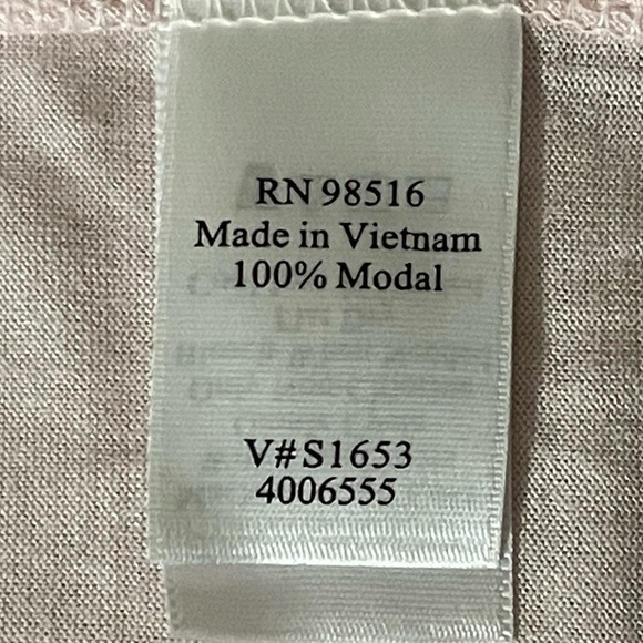 Coldwater Creek Open Front Lightweight Roll Tab Cardigan Tunic In Pale Pink - Picture 16 of 16